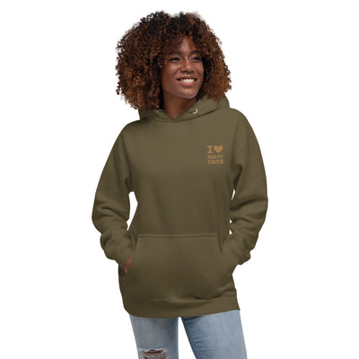 Happy Cats Hoodie with embroidered logo